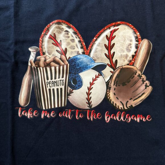 Navy Blue - Take me to the ballgame - Custom T-shirts - Picture 2 of 3